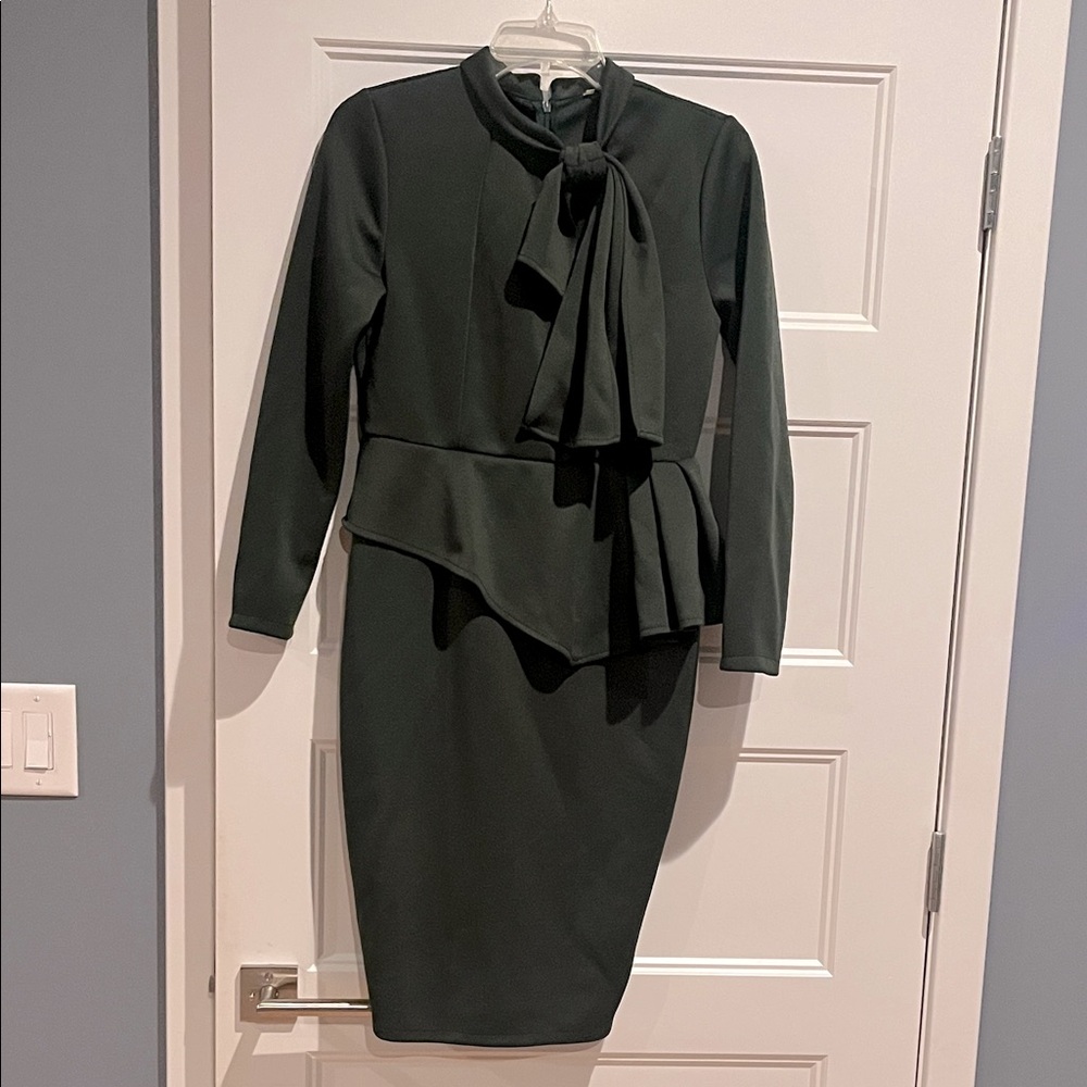 ASOS dark green dress